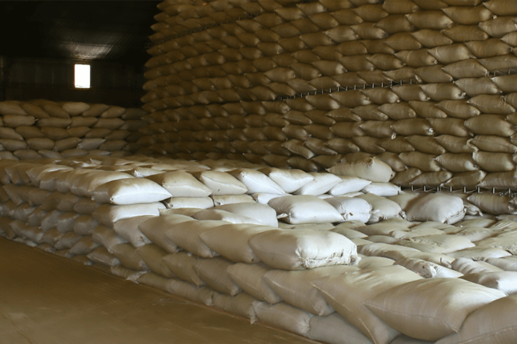 Stockage de yerba maté