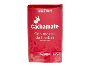 Cachamate Mezcla de Hierbas Rosa - Yerba Maté 500g
