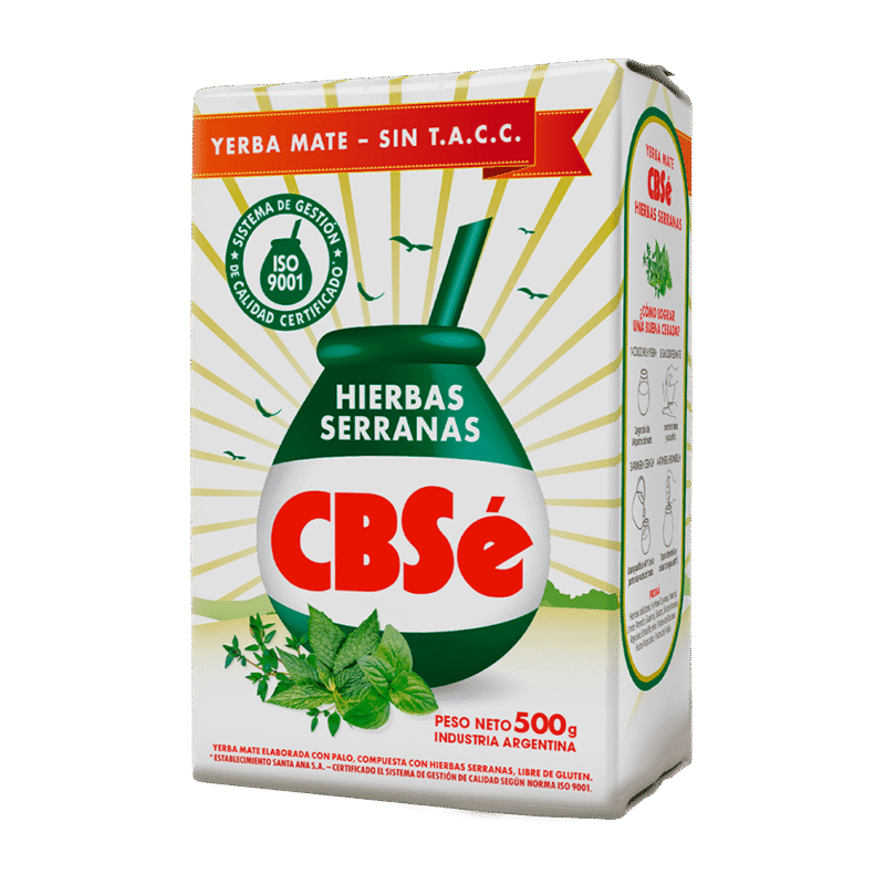 CBSé Hierbas Serranas Yerba Maté 500 g CBSé Hierbas Serranas Yerba Maté 500 g